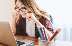 woman looking frustrated